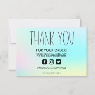 Colour Shift Thank you Media Insert