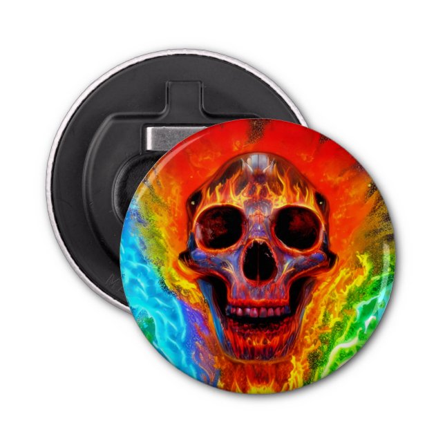 Colour Skull Bottle Opener (Front)
