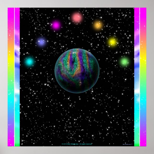 Colour space mini poster (Front)
