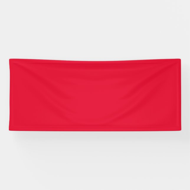 colour Spanish red Banner (Horizontal)