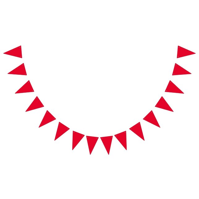 colour Spanish red Bunting Flags (All)