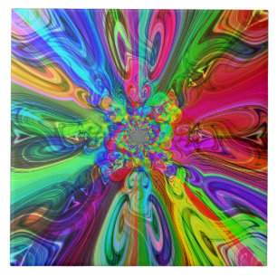 Colour Spectrum Flares Tile