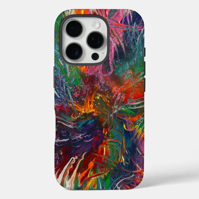 Colour Spectrum Pinwheel Case-Mate iPhone Case (Back)