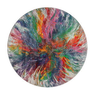 Colour Spectrum Pinwheel Cutting Board