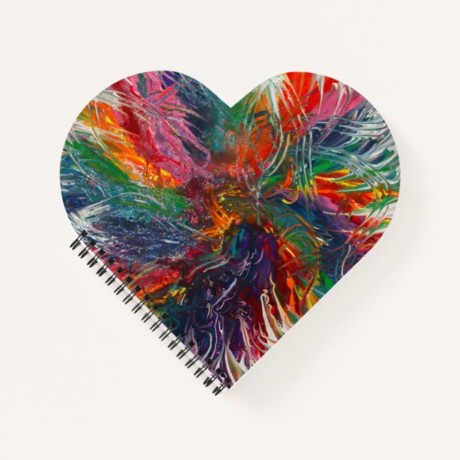 Colour Spectrum Pinwheel Notebook (Front)