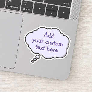 Colour Speech Bubble Sticker