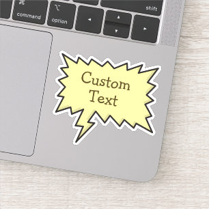 Colour Speech Bubble Sticker
