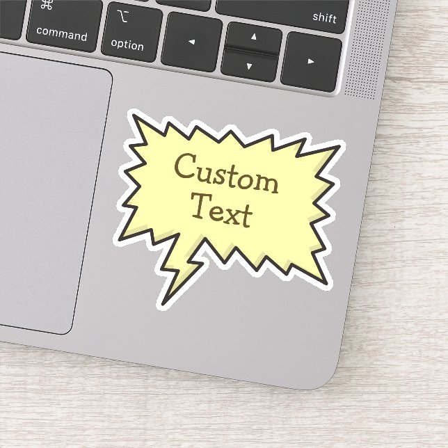 Colour Speech Bubble Sticker (Detail)