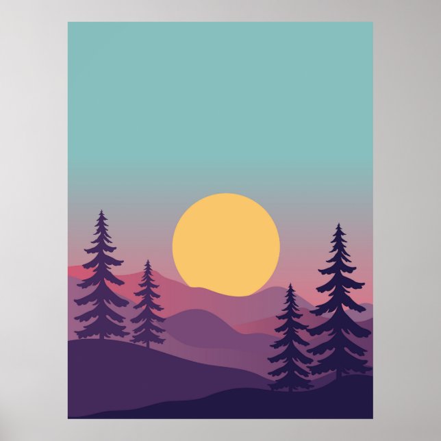 Colour splash background poster (Front)