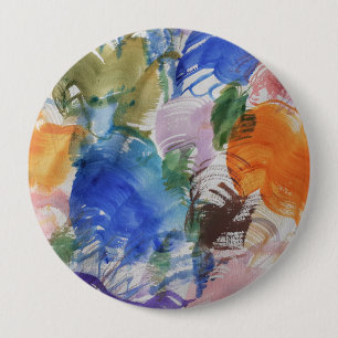 Colour Splash Badge 4 Inch Round Button