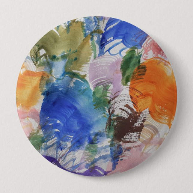 Colour Splash Badge 4 Inch Round Button (Front)