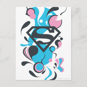 Colour Splash Blue Postcard