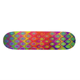 Colour Splash Bright Skateboard