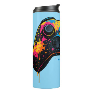 Colour Splash Game Controller Sticker  Thermal Tumbler