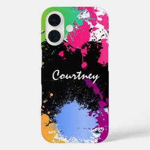 Colour Splash Personalized iPhone 16 Case