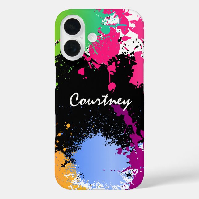 Colour Splash Personalized Case-Mate iPhone Case (Back)