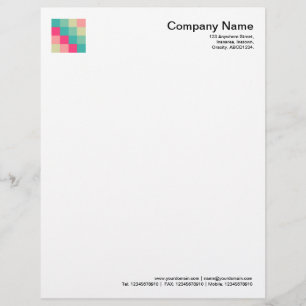 Colour Squares 013 Letterhead