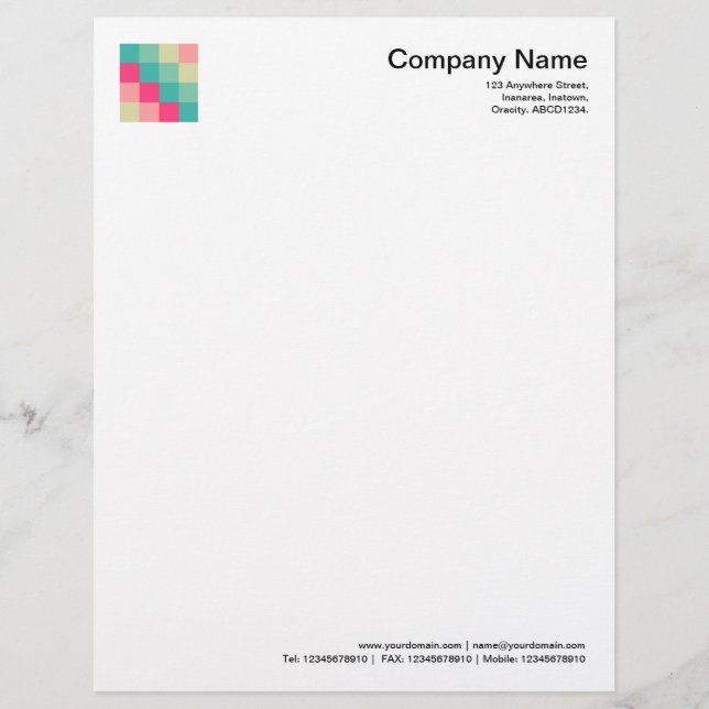 Colour Squares 013 Letterhead (Front)