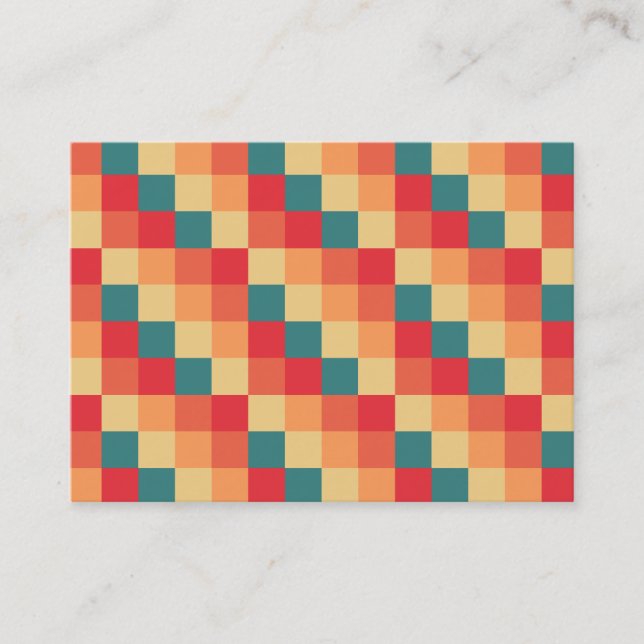 Colour Squares 017 Business Card (Front)