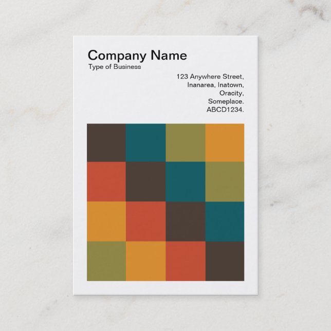 Colour Squares - 03 Business Card (Front)