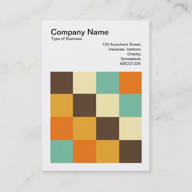 Colour Squares - 05 Business Card (Front)