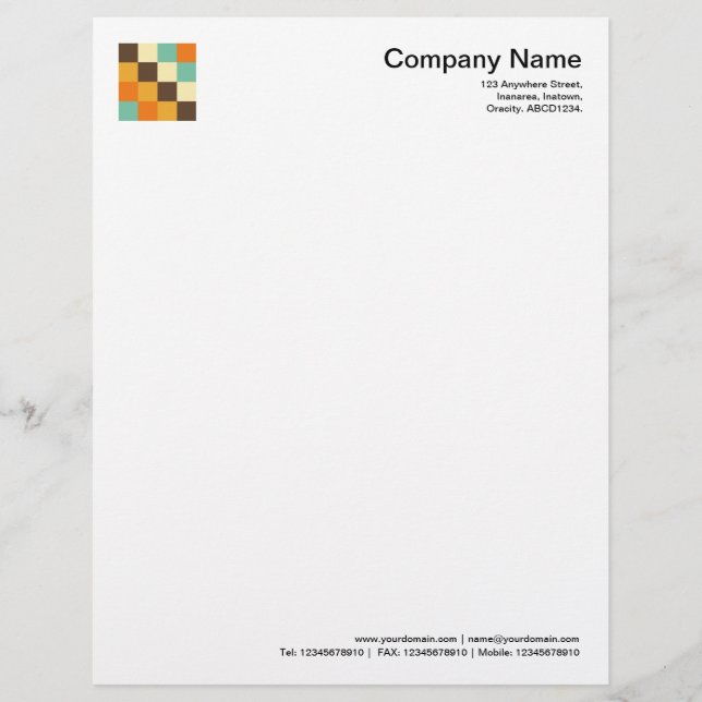 Colour Squares 05 Letterhead (Front)