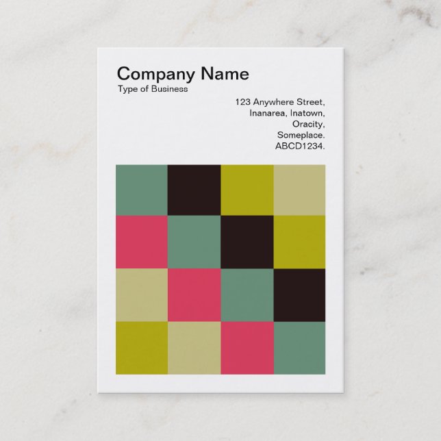 Colour Squares - 06 Business Card (Front)
