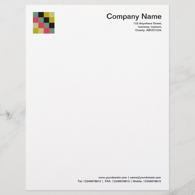 Colour Squares 06 Letterhead (Front)