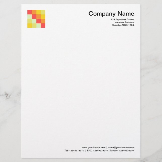 Colour Squares 07 Letterhead (Front)