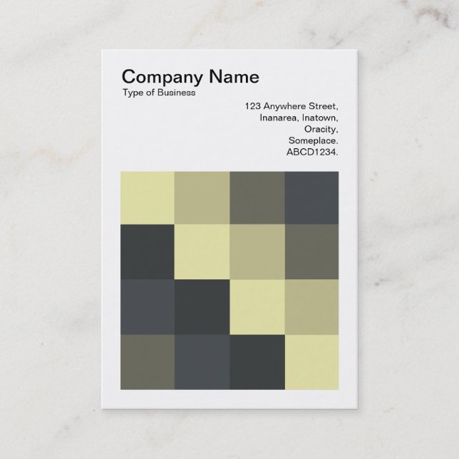 Colour Squares - 09 Business Card (Front)