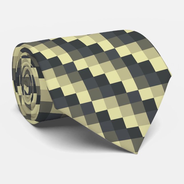 Colour Squares 09 Tie (Rolled)