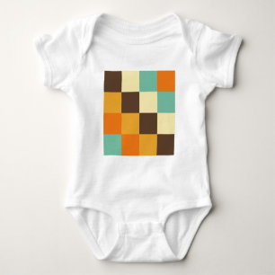 Colour Squares Baby Bodysuit