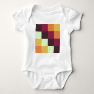 Colour Squares Baby Bodysuit