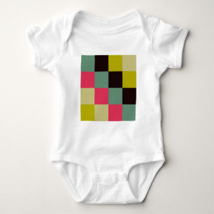 Colour Squares Baby Bodysuit