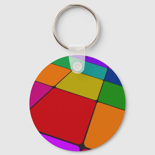 Colour Squares Keychain (Front)