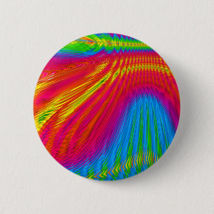 Colour Streaks 2 Inch Round Button