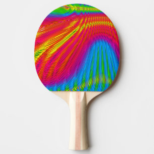 Colour Streaks-  Ping Pong Paddle