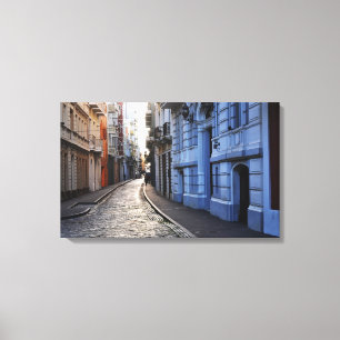 Colour Streets of Old San Juan Canvas Print