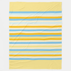 Colour Striped 131214 Fleece Blanket