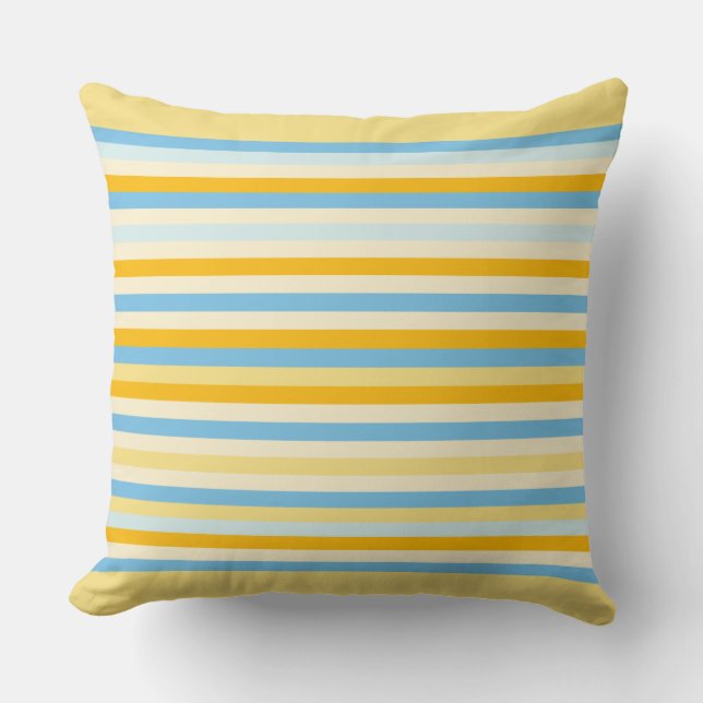 Colour Striped 131214 Throw Pillow (Front)