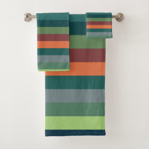 Colour Stripes  Bath Towel Set