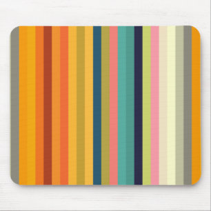 colour stripes colourful pastel 002 mouse pad