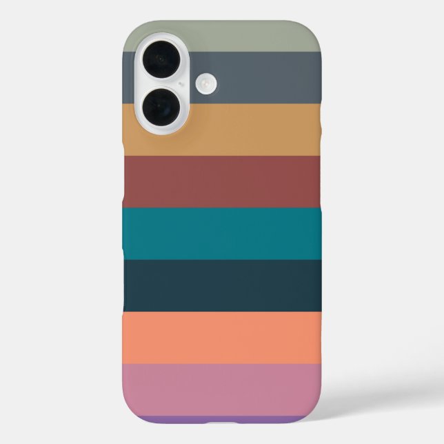 colour stripes colourful pastel Case-Mate iPhone case (Back)