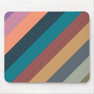 colour stripes colourful pastel mouse pad