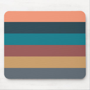 colour stripes colourful pastel mouse pad