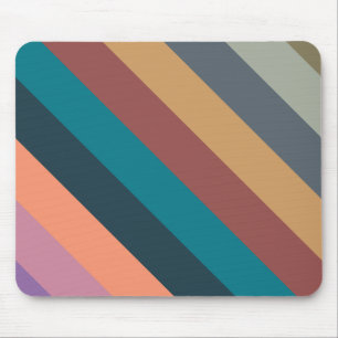 colour stripes colourful pastel mouse pad