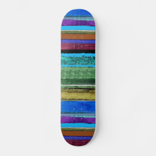 Colour stripes for skater skateboard