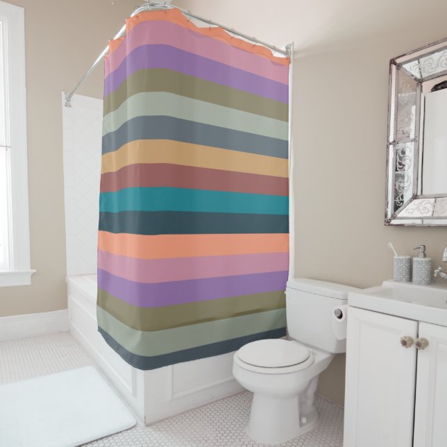 Colour stripes in colourful pastel (In Situ)