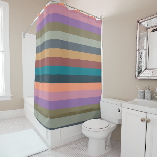 Colour stripes in colourful pastel (In Situ)