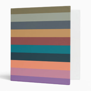 colour stripes in colourful pastel binder